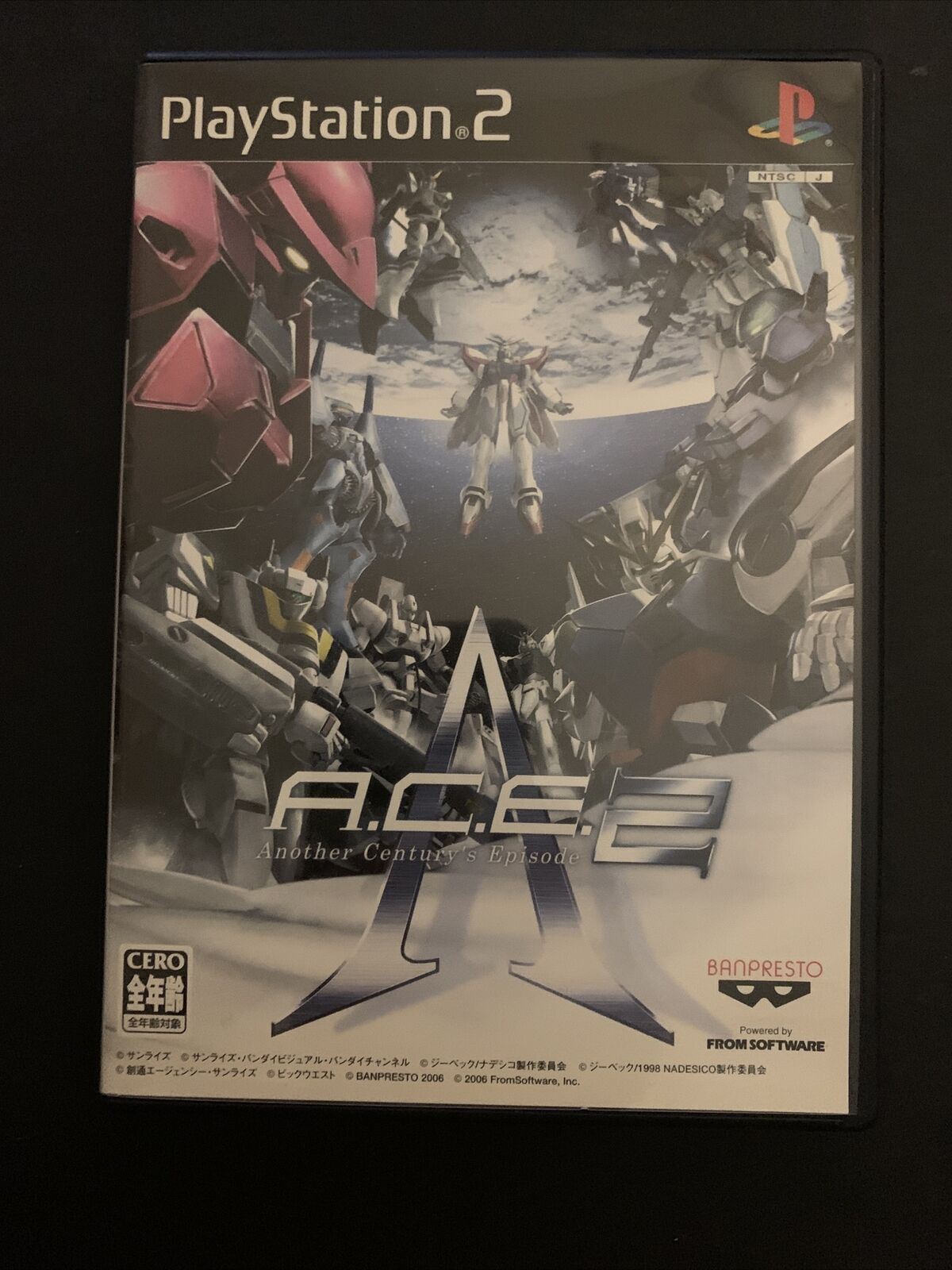 A.C.E. Another Century's Episode 2 - PS2 NTSC-J Japan Mech Game w Manual