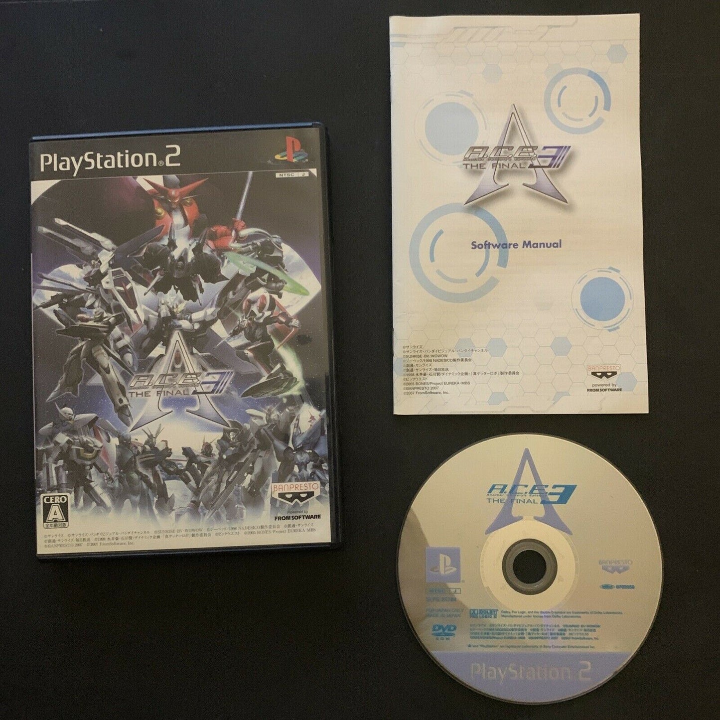 A.C.E. Another Century's Episode 3: The Final - PS2 NTSC-J Japan Game w Manual