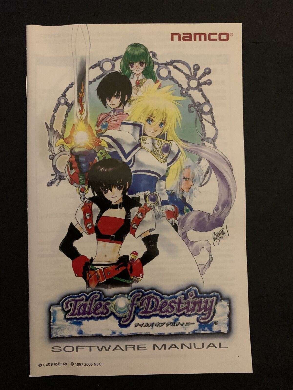 Tales Of Destiny - Playstation 2 PS2 NTSC-J Japan NAMCO RPG Game w Manual