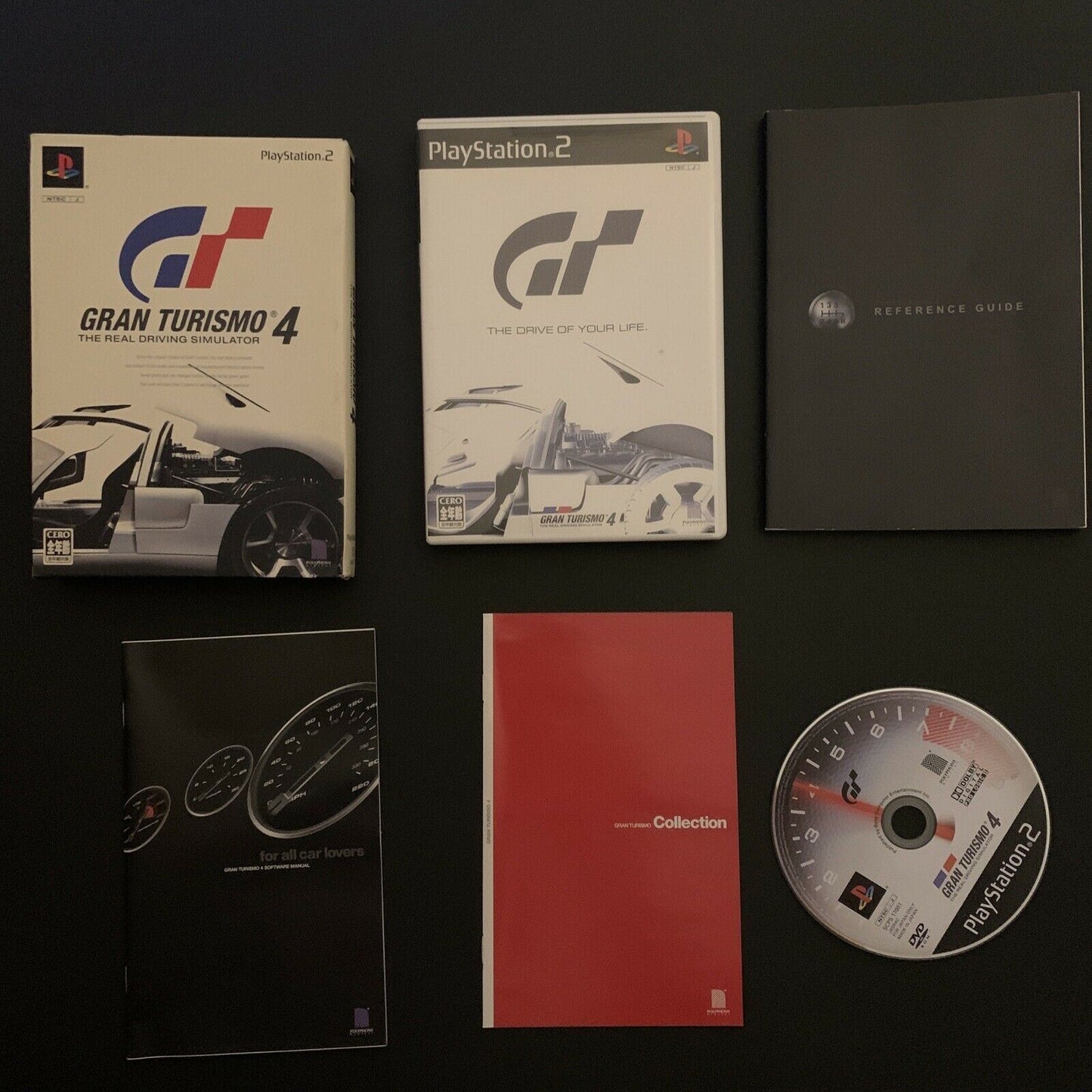 Gran Turismo 4: Complete Edition - PS2 NTSC-J Japan Game w Reference Guide Book