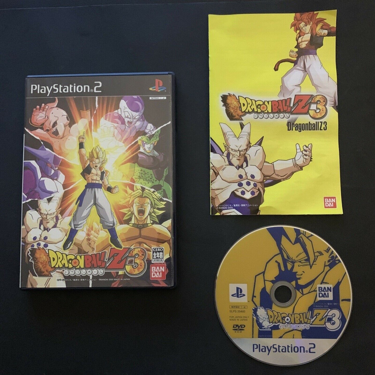 Dragonball Z 3 - PS2 Playstation 2 NTSC-J Japan Game w Manual