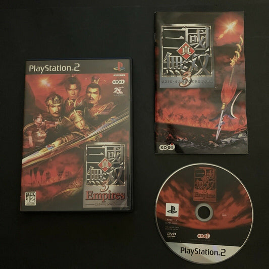 Shin Sangoku Musou 3: Empires - PS2 NTSC-J Japan Game w Manual