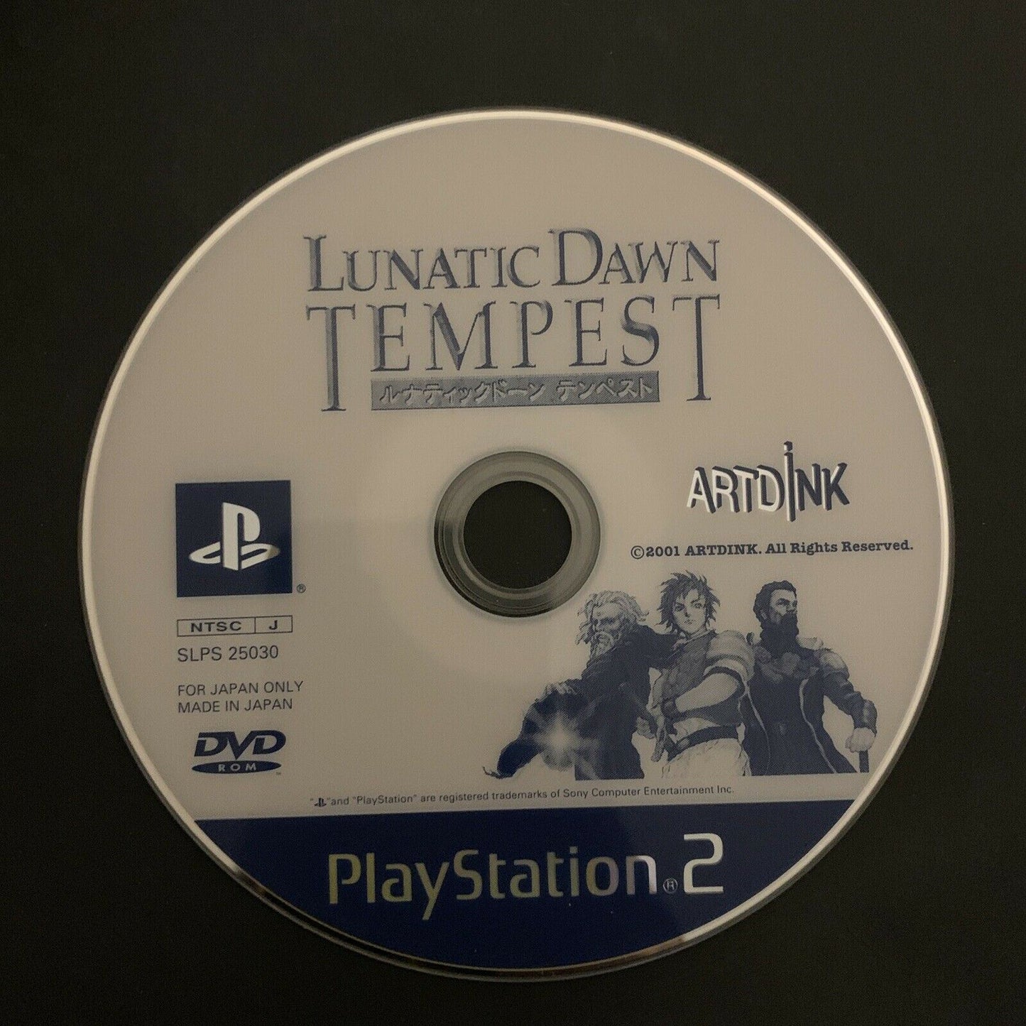 Lunatic Dawn Tempest - PS2 NTSC-J Japan Game w Manual