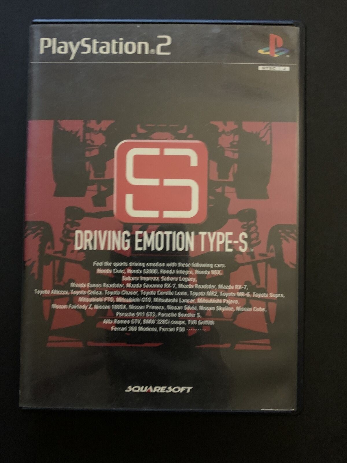 Driving Emotion Type-S - PS2 NTSC-J Japan Squaresoft Driving Game w Manual