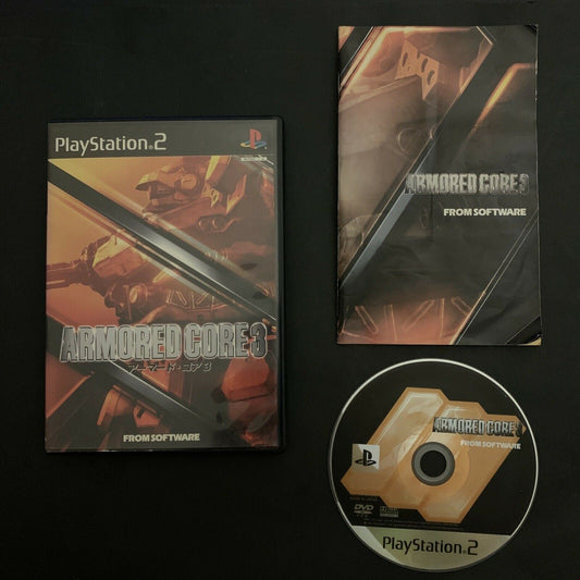 Armored Core 3 - PS2 Playstation 2 NTSC-J Japan FROM Software Mech Game w Manual