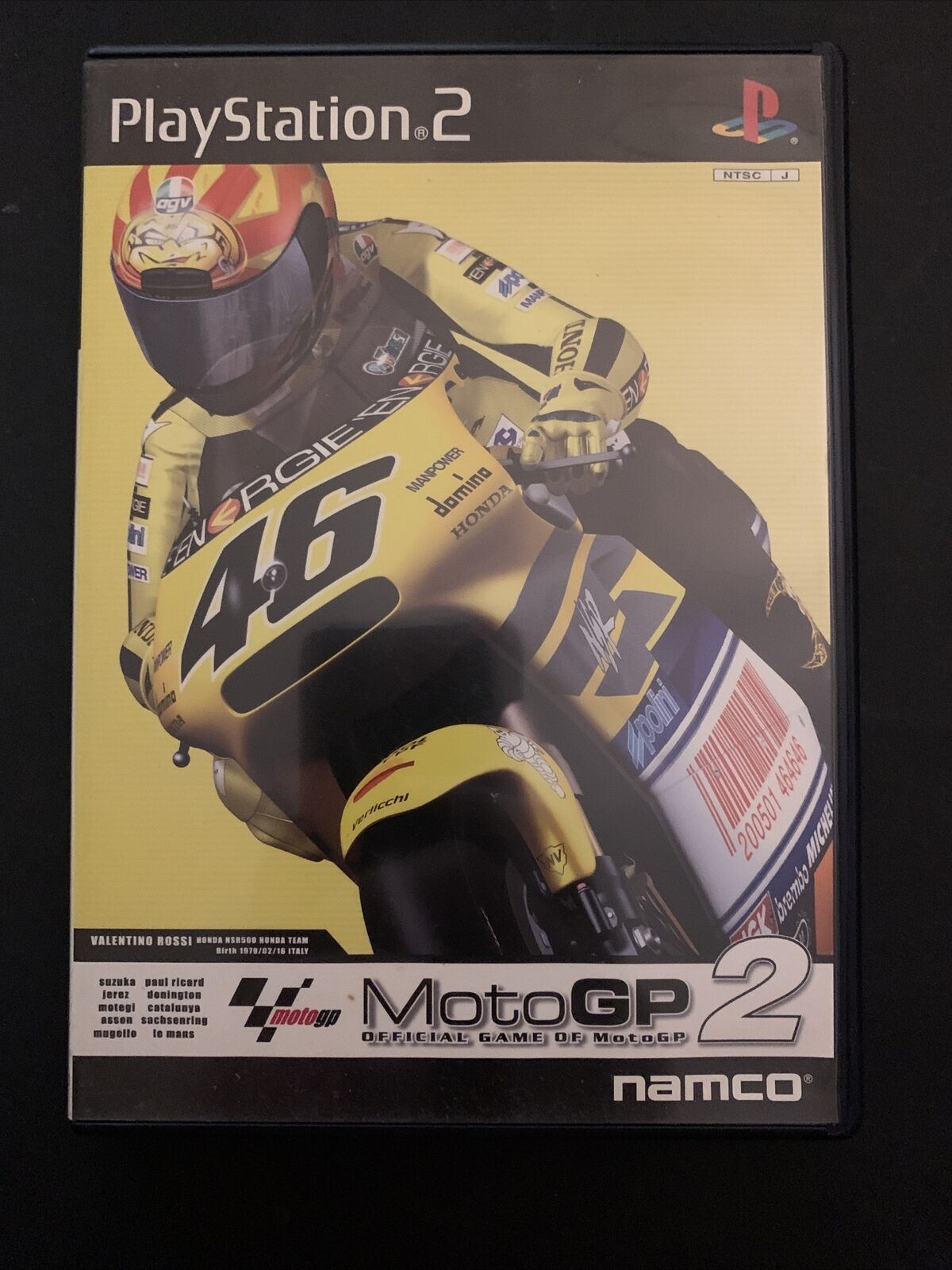 MotoGP 1 & 2 - PS2 Playstation 2 NTSC-J Japan Motorcycle Racing Game w Manual