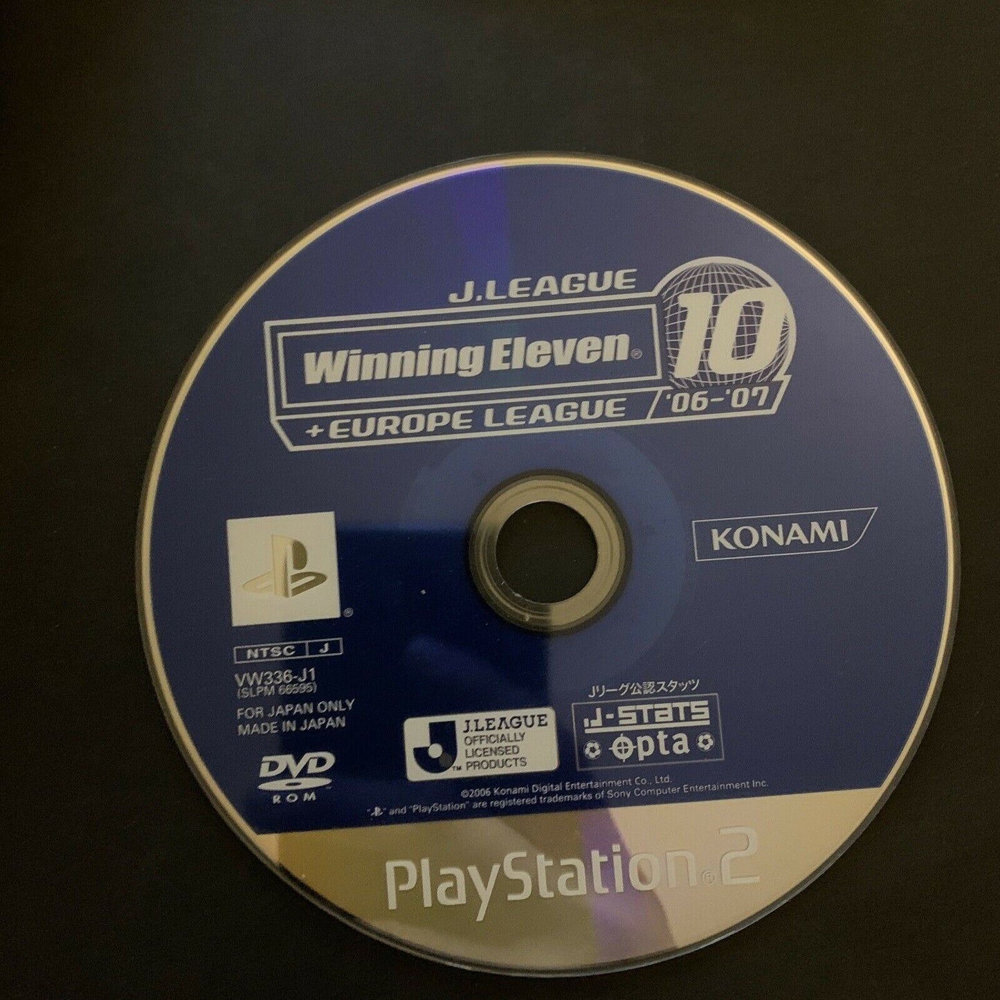 J League Winning Eleven 10 + Europe League - PS2 NTSC-J Japan Game w Manual