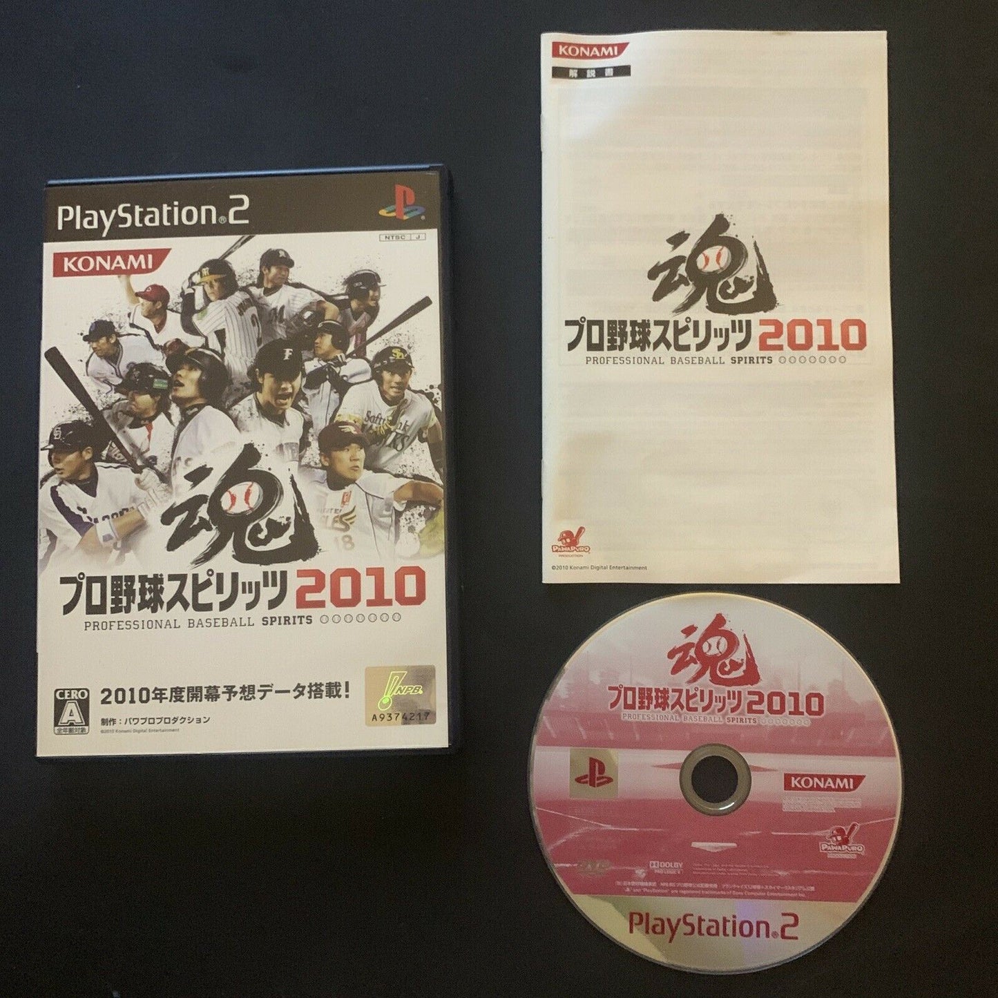 Professional Baseball Spirits 2010 - PS2 NTSC-J Japan Game w Manual