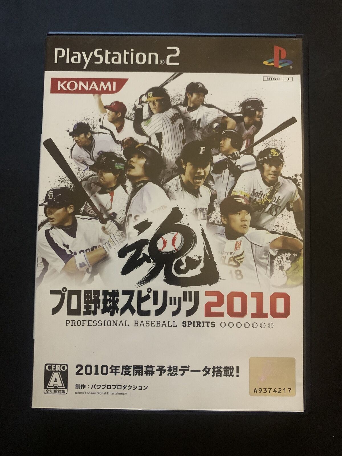 Professional Baseball Spirits 2010 - PS2 NTSC-J Japan Game w Manual