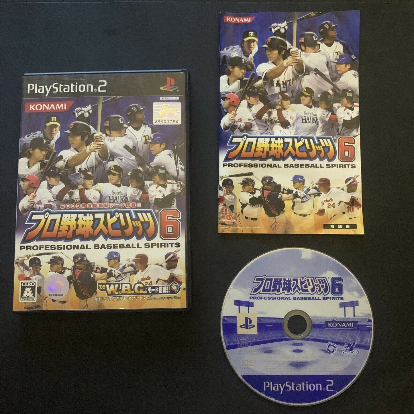 Professional Baseball Spirits 6 - PS2 Playstation 2 NTSC-J Japan Game w Manual