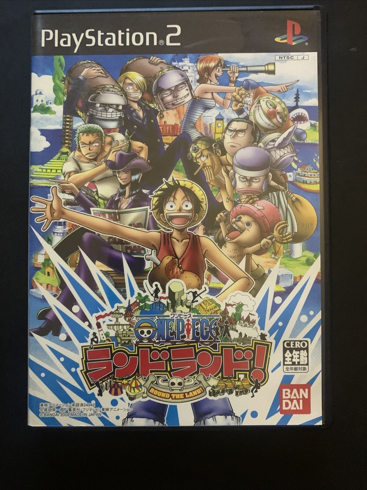 One Piece: Round the Land! - PS2 Playstation 2 NTSC-J Japan Game w Manual