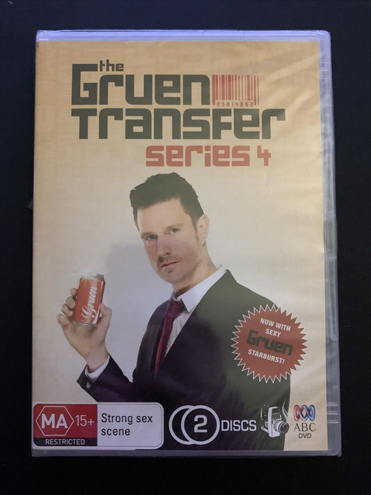 *New Sealed* The Gruen Transfer : Series 4 (DVD) Wil Anderson. Region 4