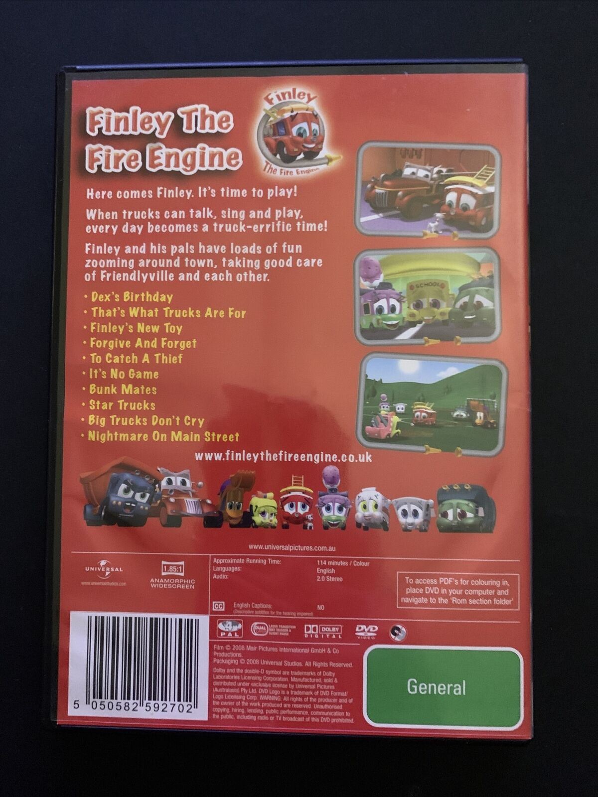 Finley The Fire Engine : Season 1 : Vol 1 (DVD) Region 4