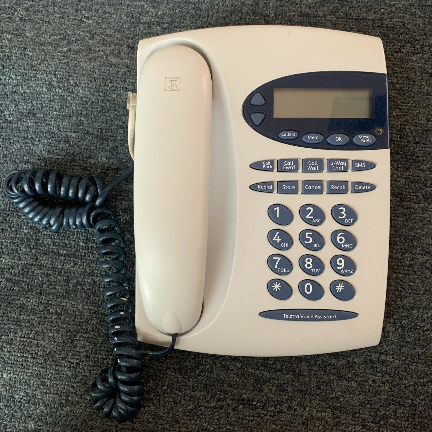 Official Telstra T1000S Single Line Corded Phone – Retro Unit