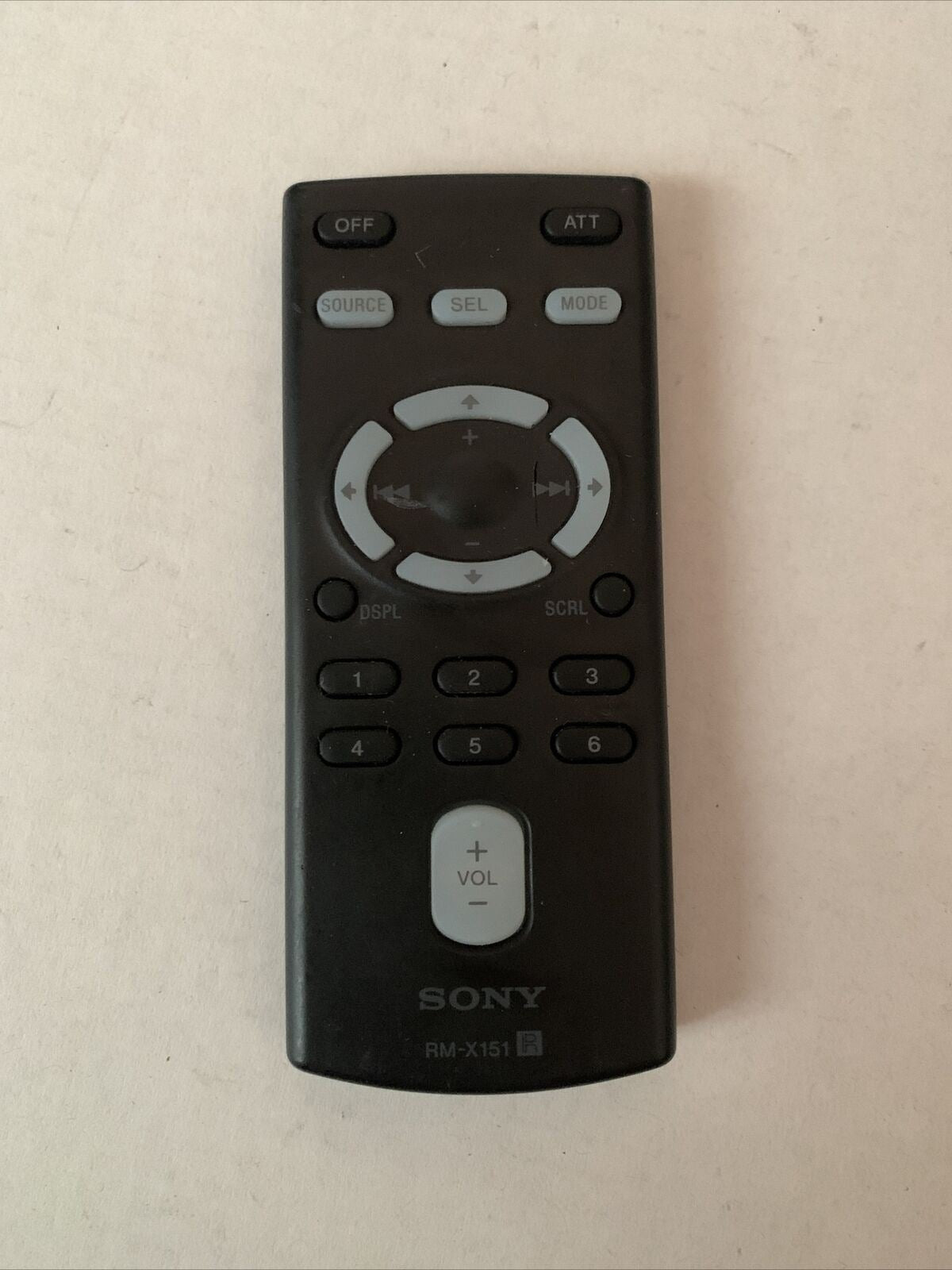 Genuine Sony Remote Control RM-X151 for Car Audio