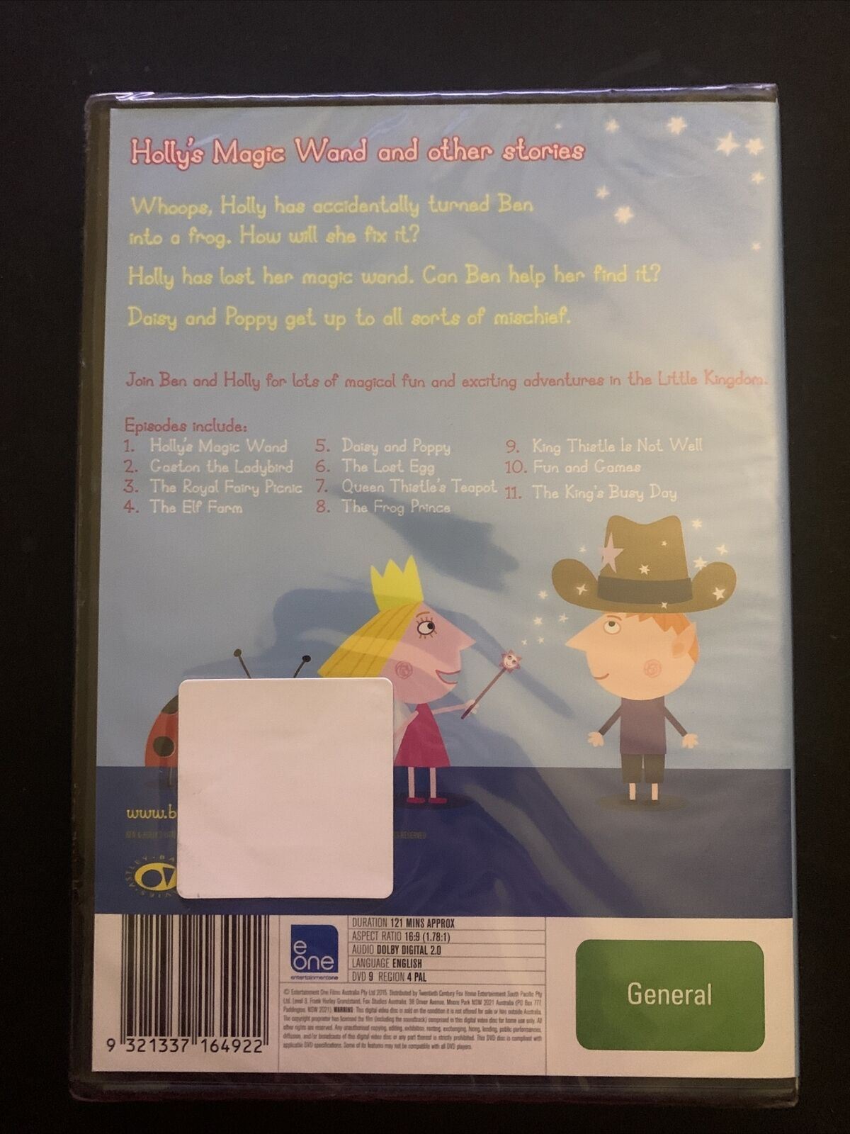 *New Sealed* Ben And Holly's Little Kingdom - Holly's Magic Wand (DVD) Region 4