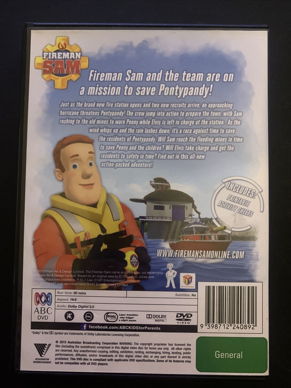 Fireman Sam: Heroes Of The Storm (DVD, 2014) All Regions