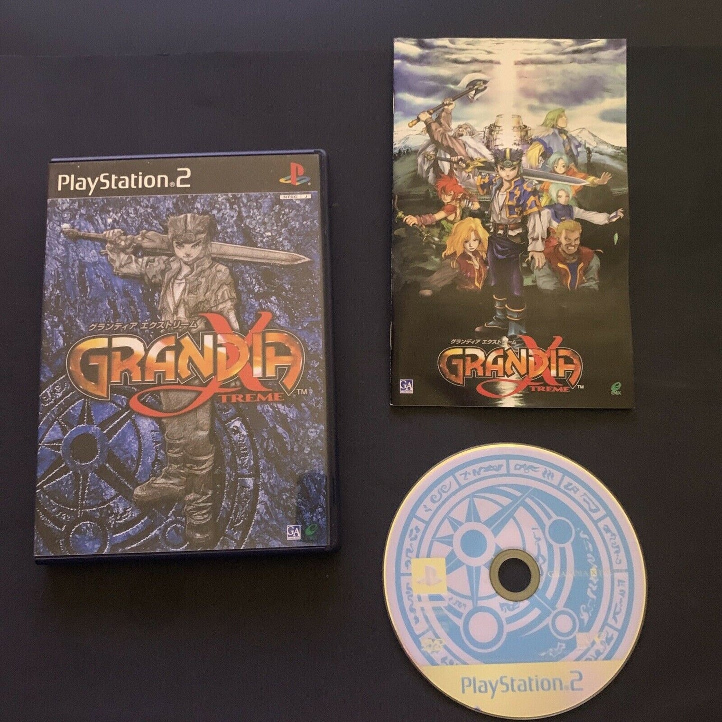 Grandia Xtreme - PS2 Playstation 2 NTSC-J Japan RPG Game w Manual