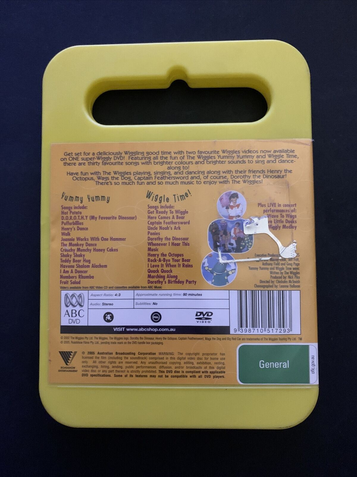 The Wiggles - Wiggle Time! / Yummy Yummy (DVD, 2005) Region 4