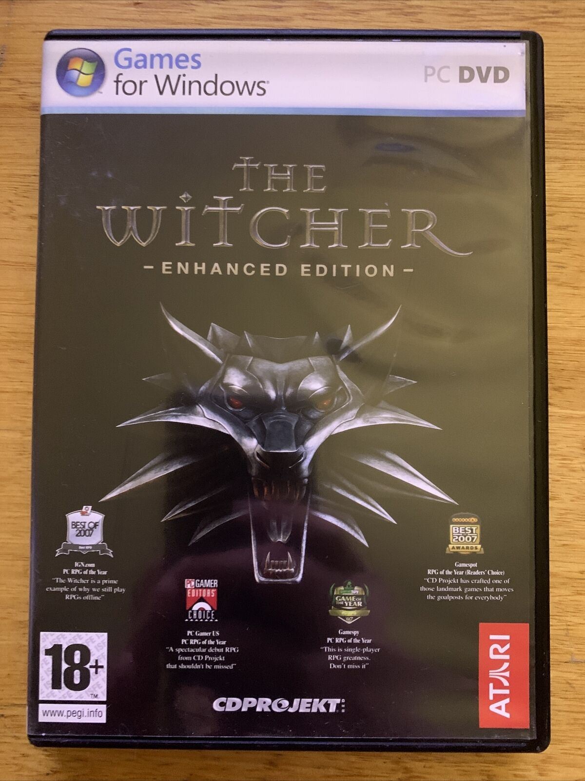 The Witcher - Enhanced Edition - PC Windows DVD-ROM Game