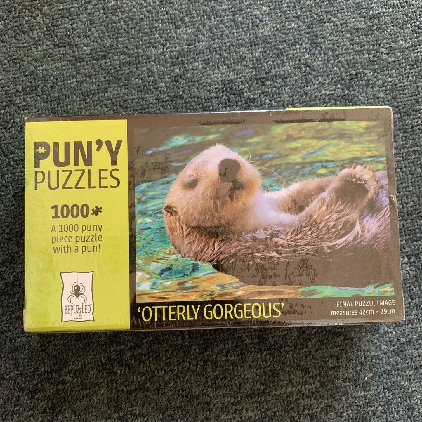 *New Sealed* Pun'y Puzzles - OTTERLY GORGEOUS 1000 Piece Jigsaw Puzzle