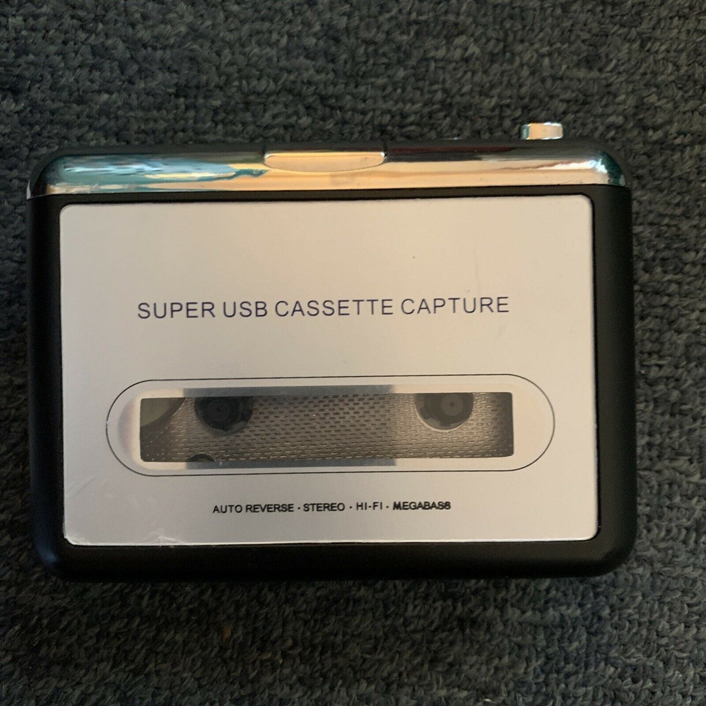 Portable Tape Cassette Player with PC Super USB Cassette-to-MP3 Converter