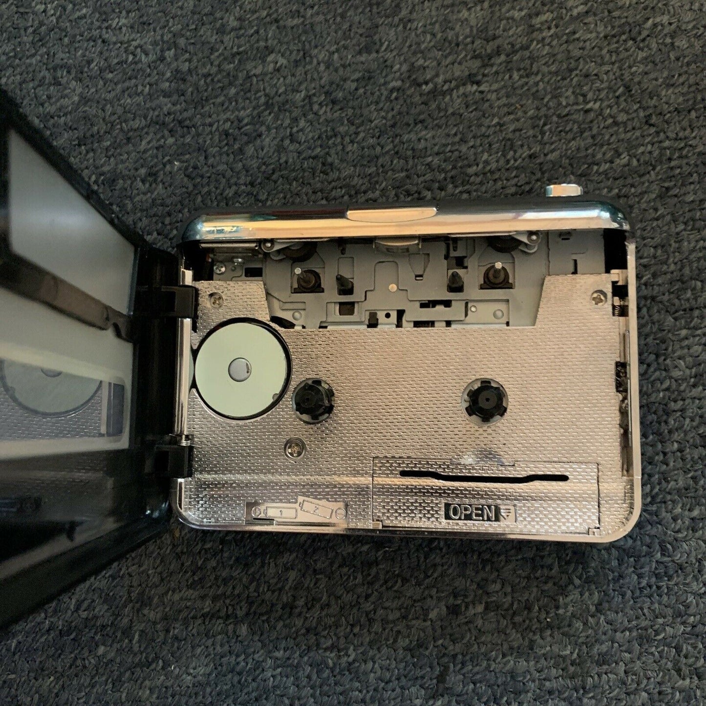 Portable Tape Cassette Player with PC Super USB Cassette-to-MP3 Converter