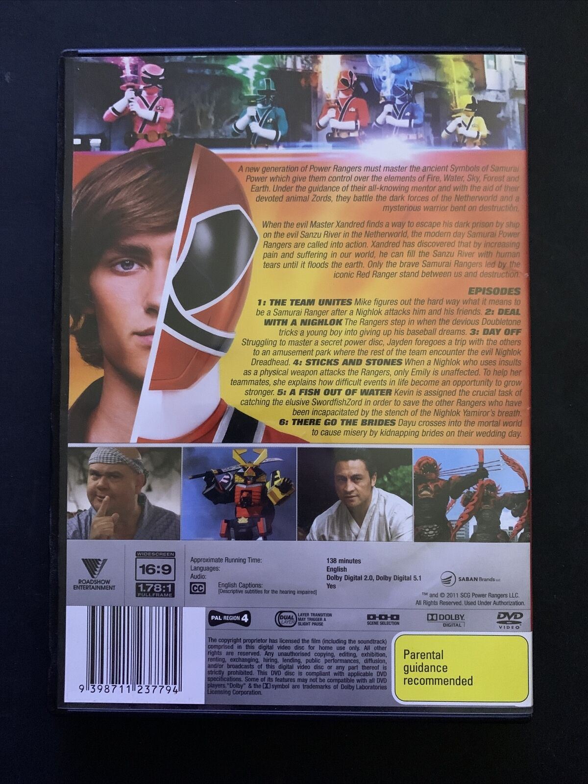 Power Rangers Samurai - The Team Unites (DVD) Region 4