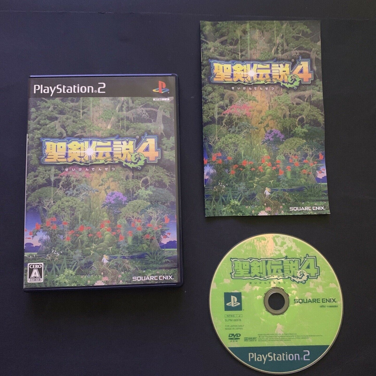 Seiken Densetsu 4: Dawn of Mana - PS2 NTSC-J Japan Square RPG Game w Manual