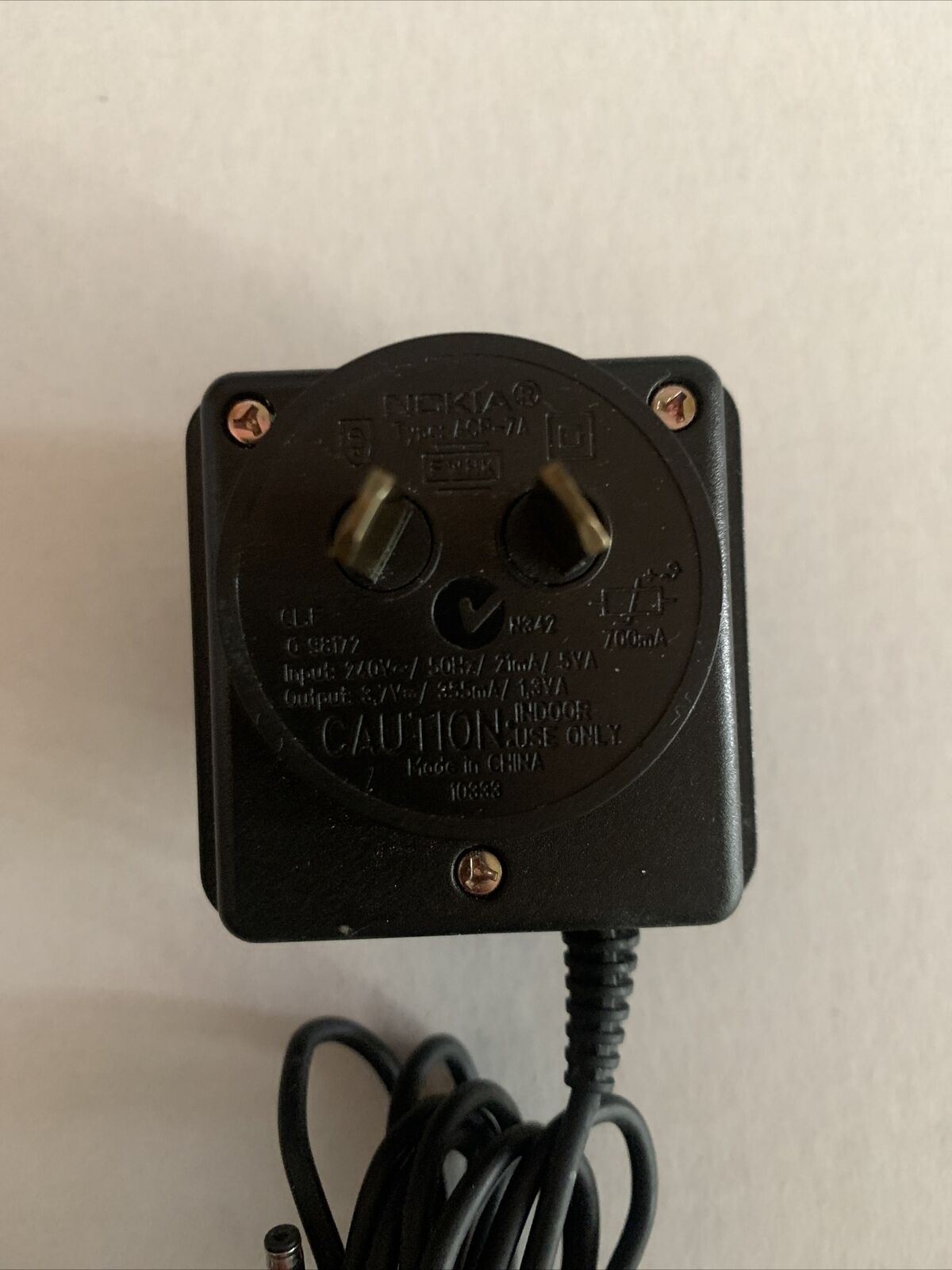 Genuine Nokia ACP-7A  AC Phone Charger Adaptor