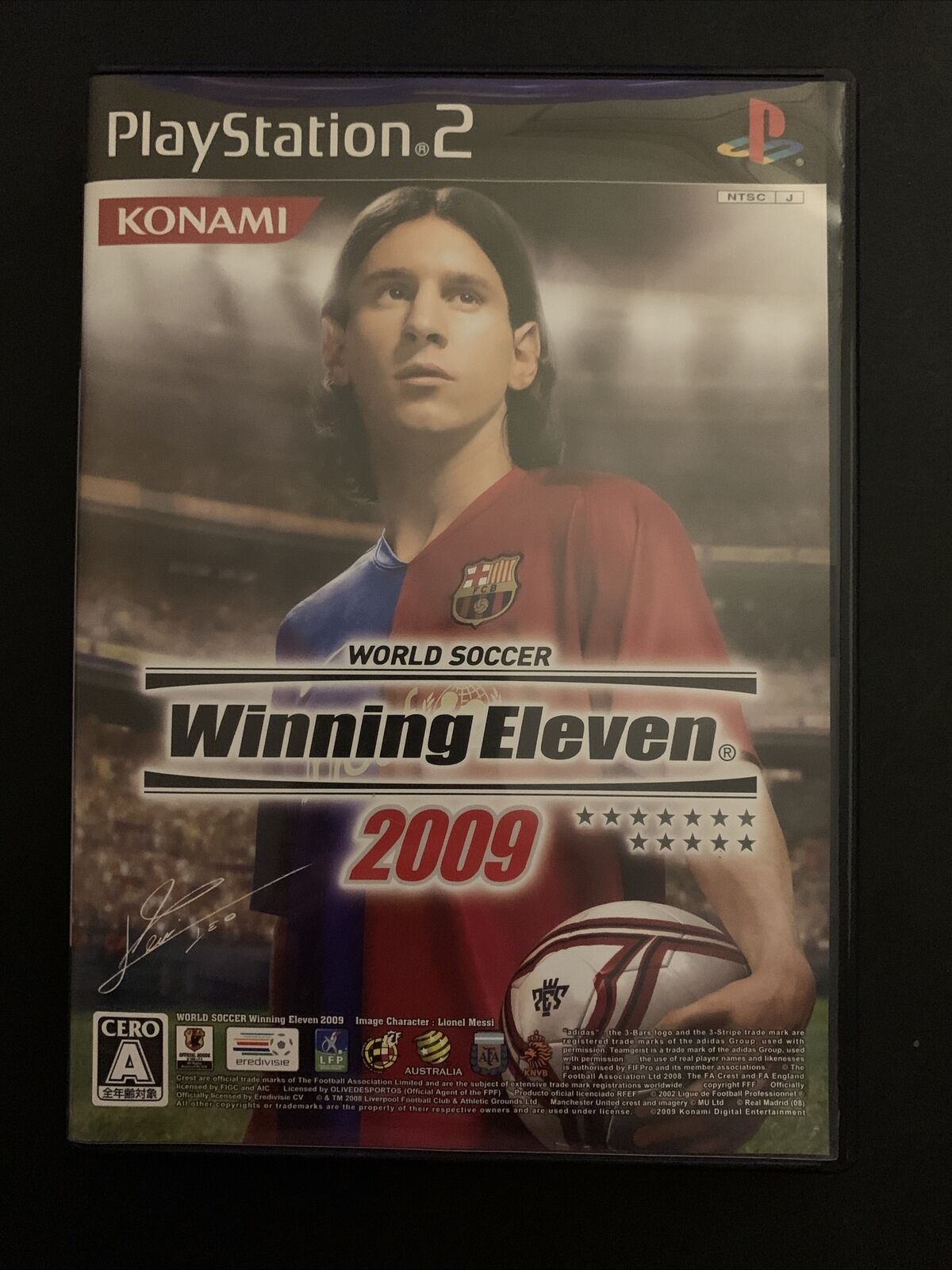 World Soccer Winning Eleven 2009 - Playstation 2 PS2 NTSC-J Japan Game w Manual