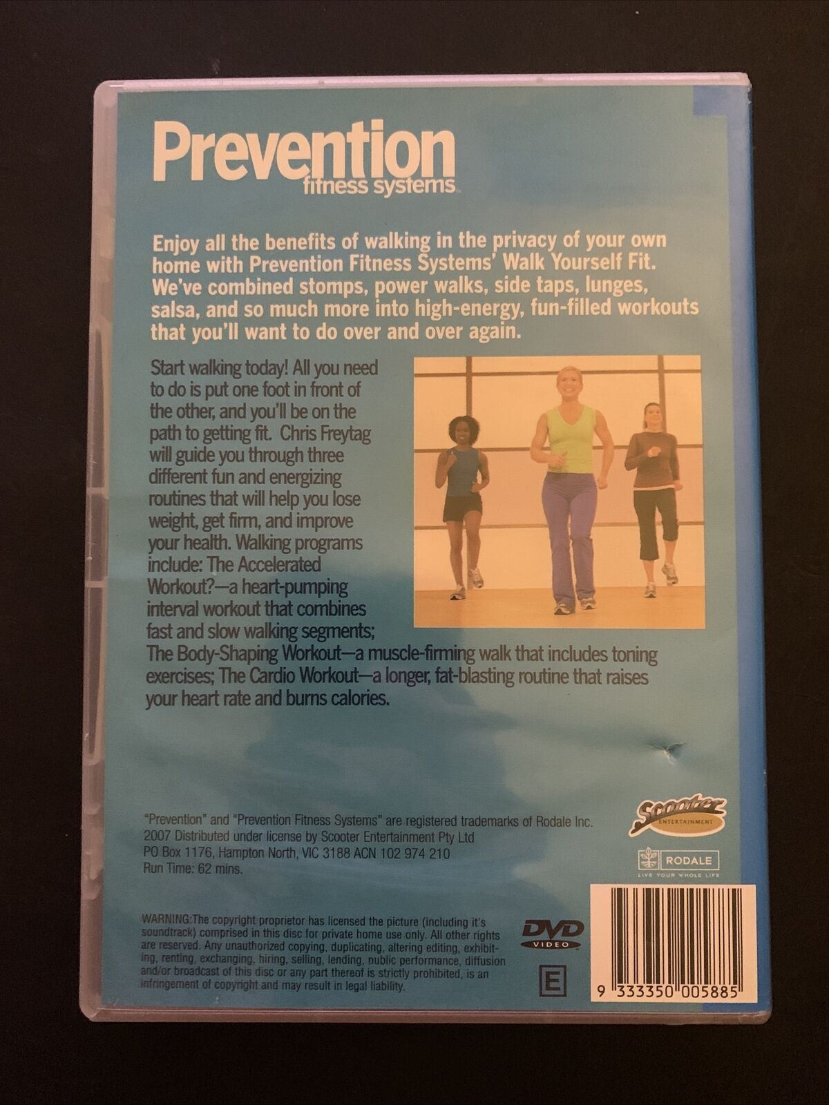 Walk Yourself Fit with Chris Freytag Drop Pounds Firm Up DVD