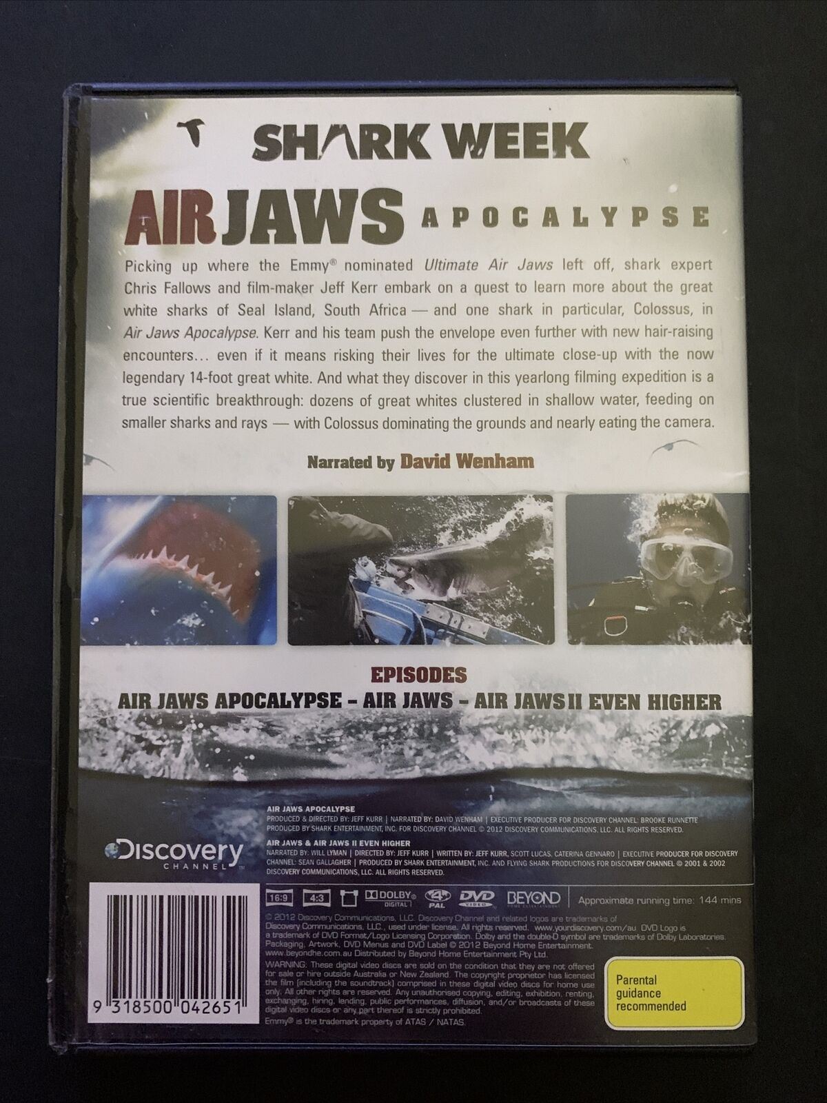 Shark Week - Air Jaws Apocalypse (DVD, 2012) All Regions