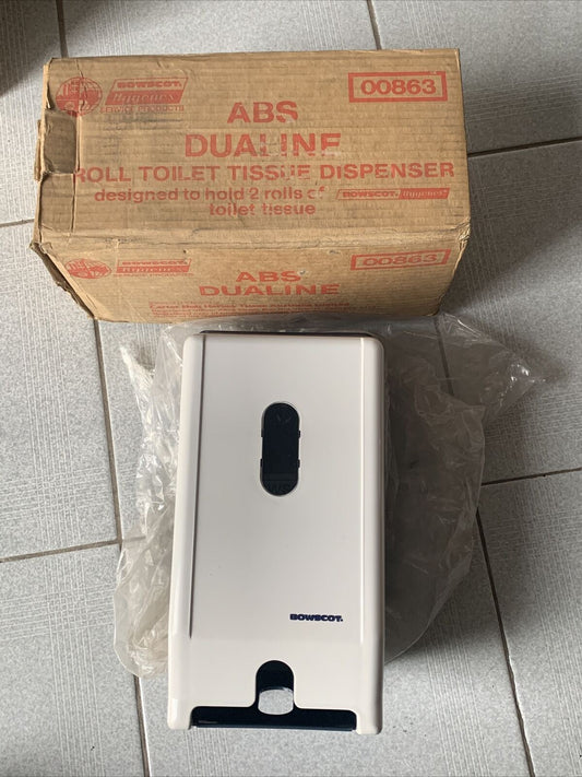 Bowscot Hygenex ABS Dualine Roll Toilet Paper Tissue Dispenser -Commercial Grade