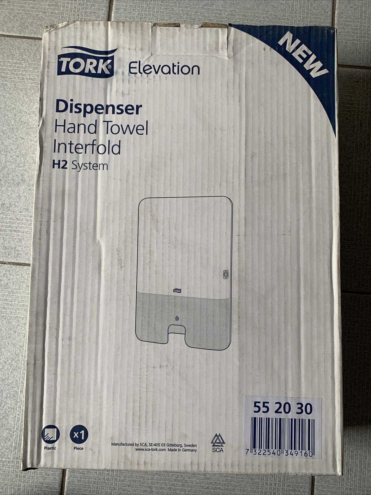 TORK Elevation - Hand Towel Interfold Dispenser H2 System White Commercial Grade