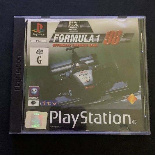 Formula 1 98 - Playstation One PS1 PAL F1 Racing Game