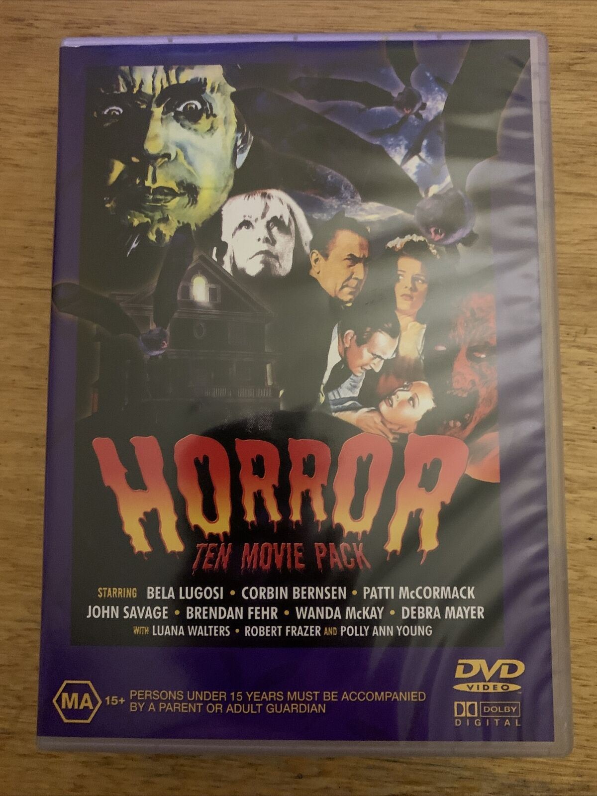 10 Horror Movie Pack (DVD, All Regions) With Bela Lugosi