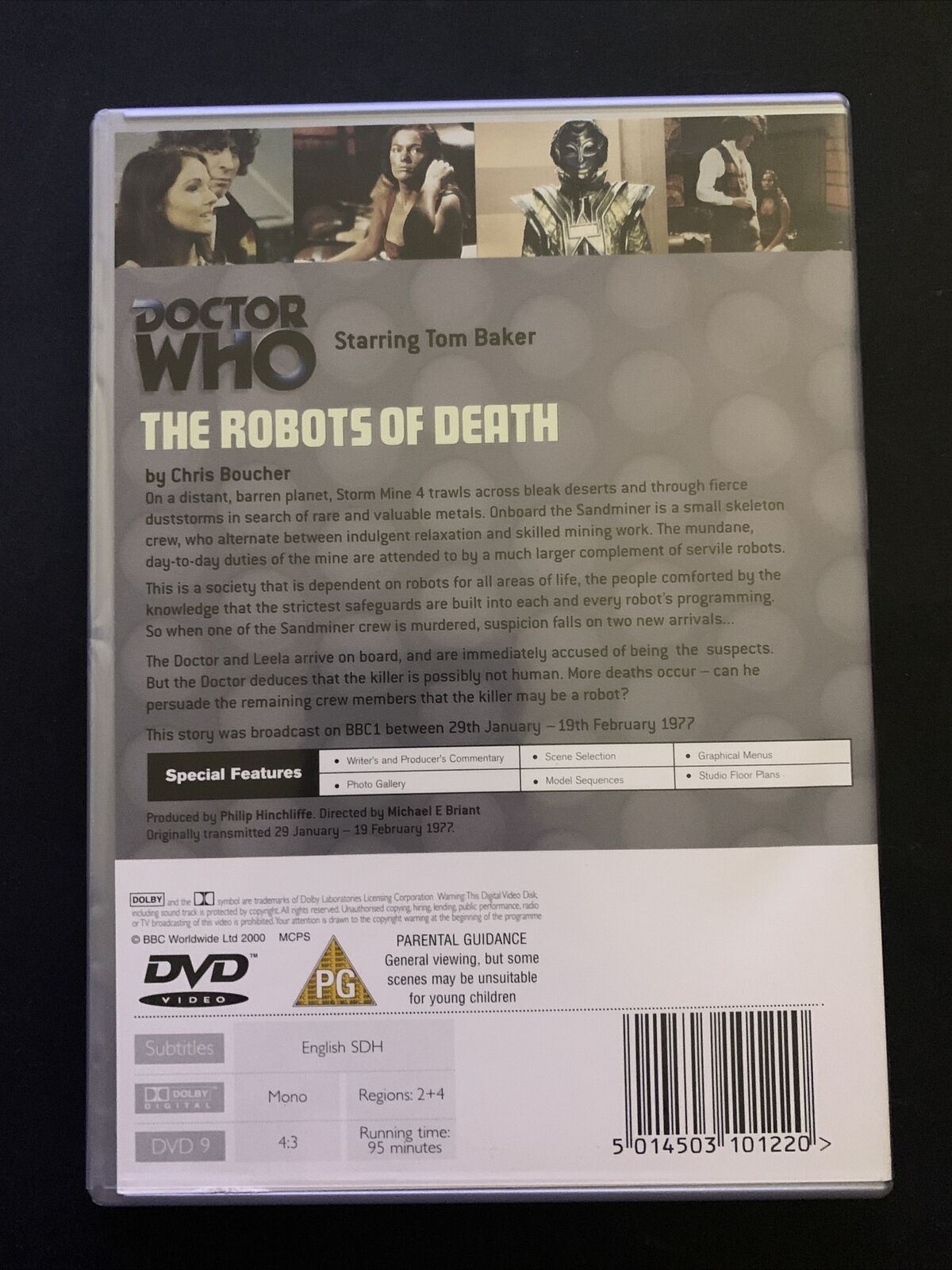 Doctor Who - The Robots Of Death (DVD, 1977) Tom Baker. Region 4&2