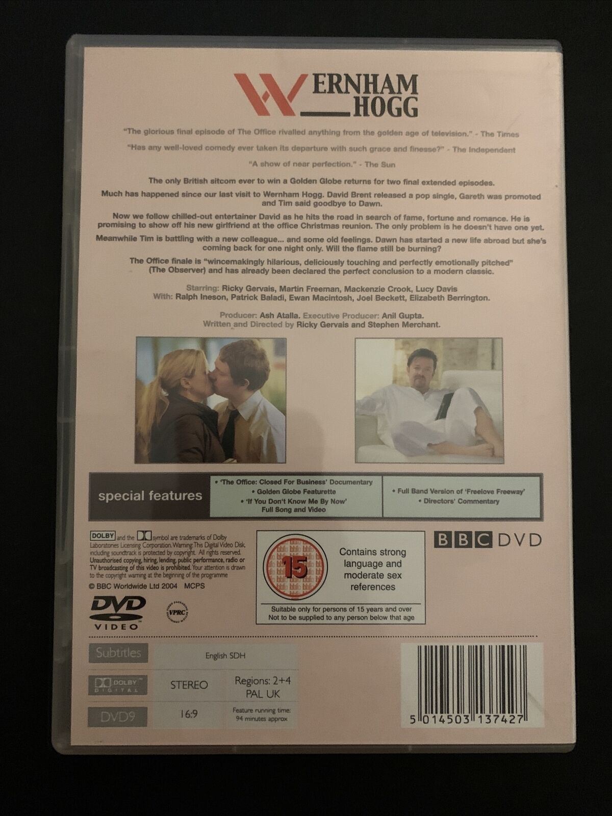 The Office The Complete Series (DVD, 2001) UK Comedy BBC Series