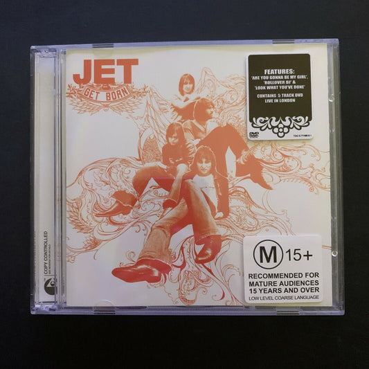 Jet - Get Born [Australia Bonus Track/Bonus DVD]  (CD & DVD, 2004)