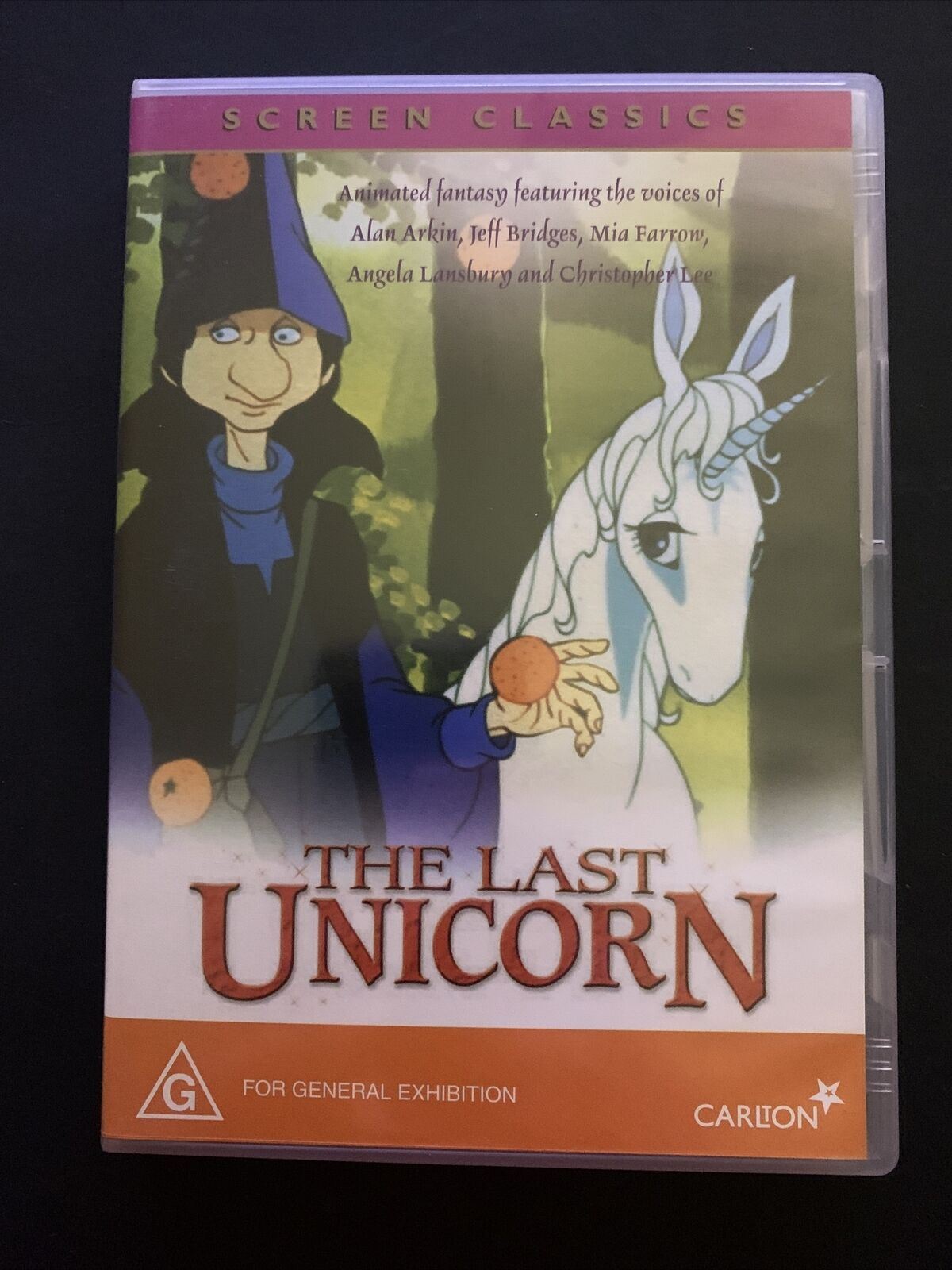 The Last Unicorn (DVD, 1982) Jeff Bridges, Alan Arkin, Christopher Lee. Region 4