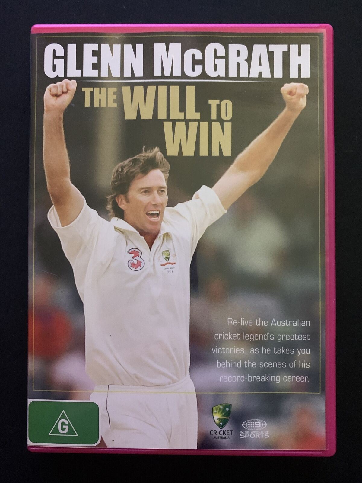 Glenn Mcgrath - The Will To Win (DVD, 2010) Region 4