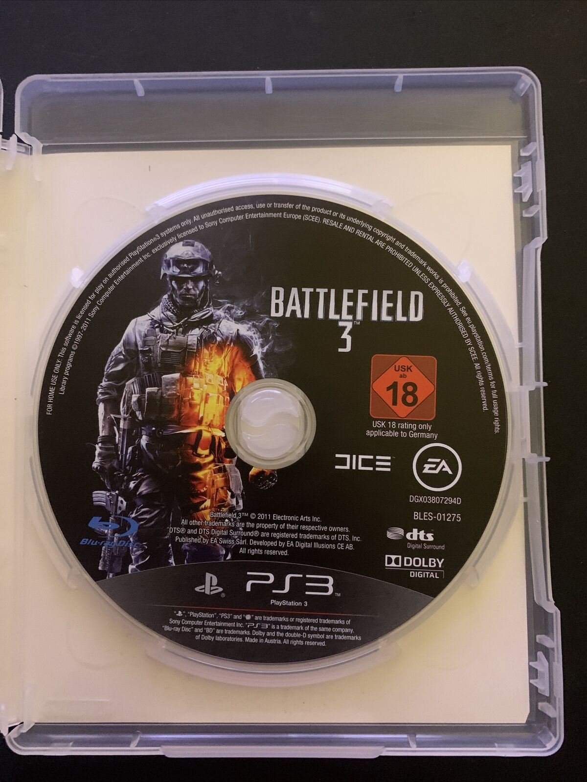 Battlefield 3 - Sony PlayStation 3 PS3 Shooter Game