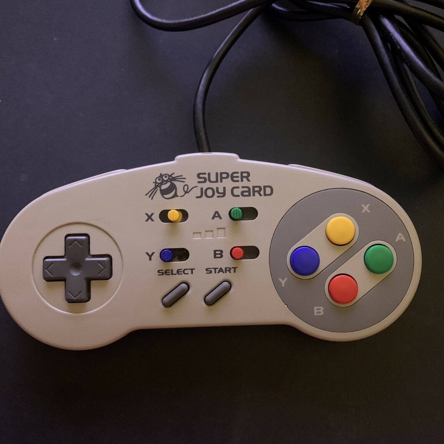 Super Nintendo SNES Super Joy Card Controller - Hudson Soft w Auto Fire HC-691