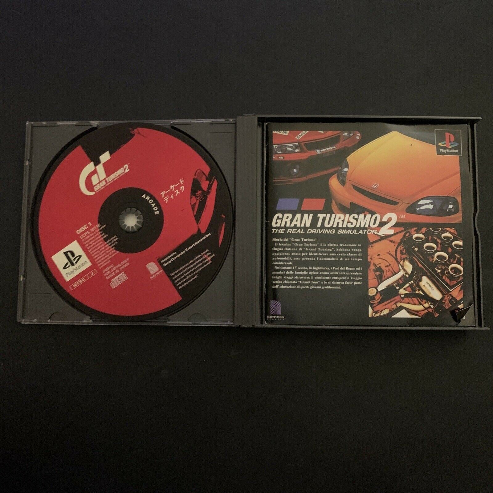 Gran Turismo 1 & 2 - Sony Playstation 1 PS1 NTSC-J Japan Car