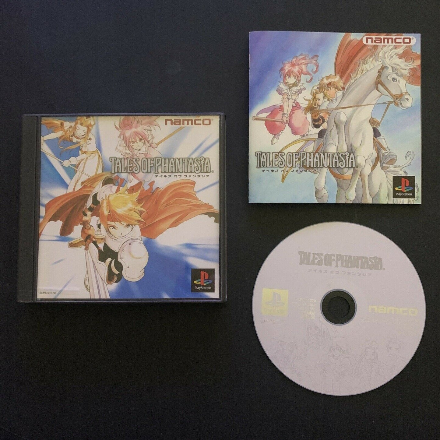 Tales Of Phantasia - Sony Playstation 1 PS1 NTSC-J Japan NAMCO RPG Game