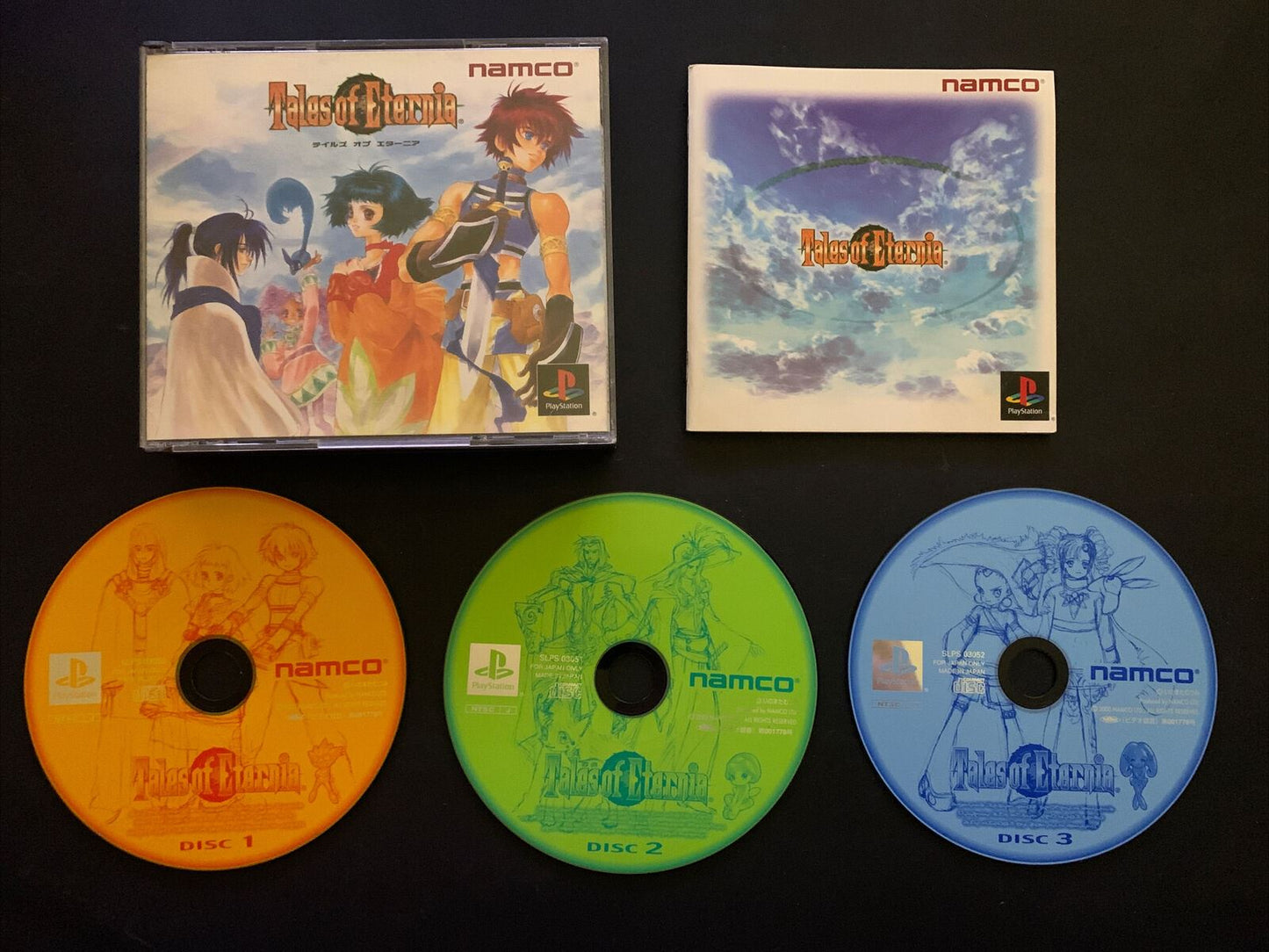 Tales Of Eternia - Sony PS1 NTSC-J Japan NAMCO RPG Game