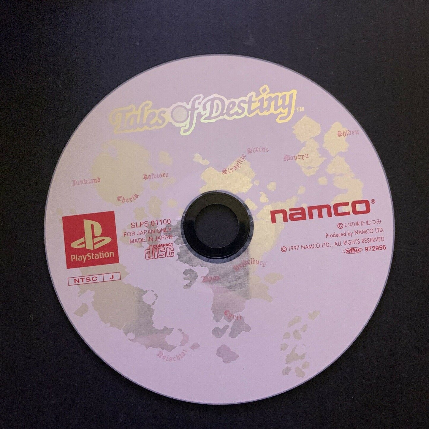 Tales Of Destiny - Sony Playstation PS1 NTSC-J Japan NAMCO RPG 1997 Game