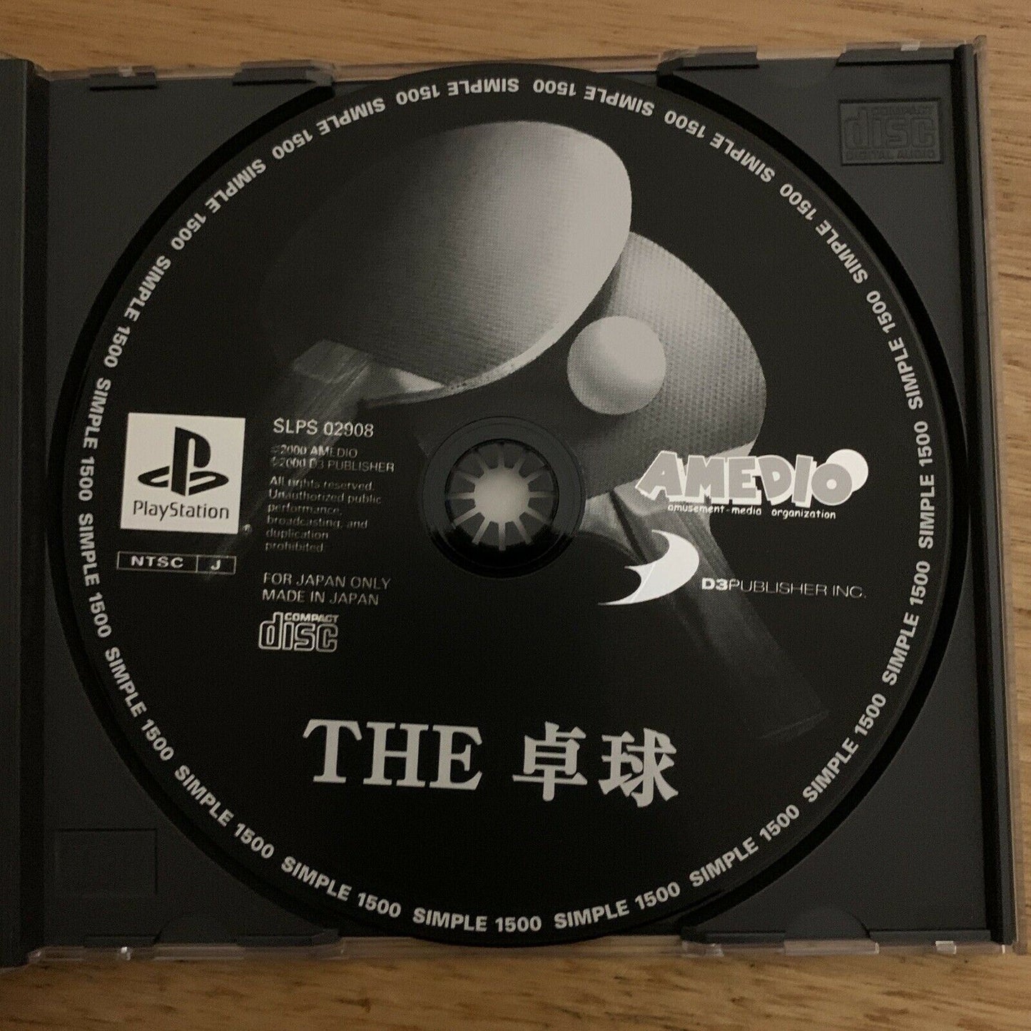 The Table Tennis - Playstation PS1 NTSC-J Japan Game