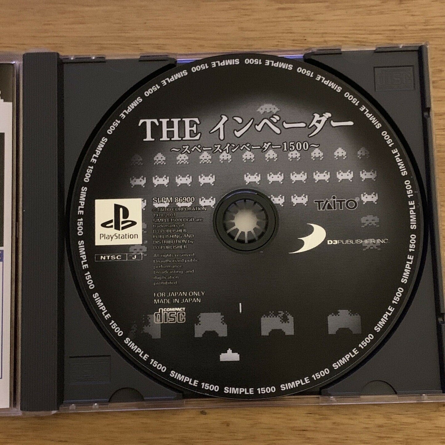 The Invaders - Space Invaders - Playstation PS1 NTSC-J Japan Taito Arcade Game